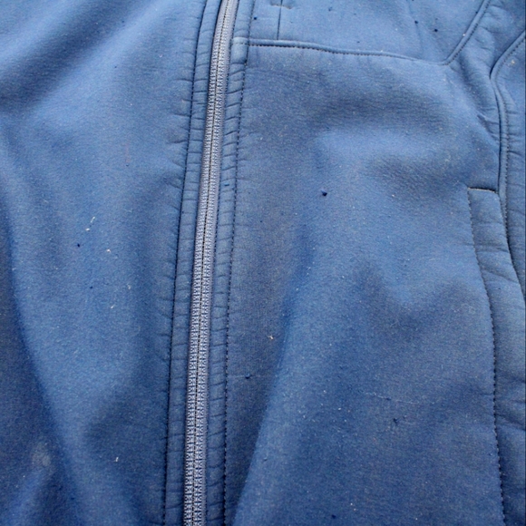 Women’s Medium Navy North Face Fleece Jacket - Picture 7 of 8